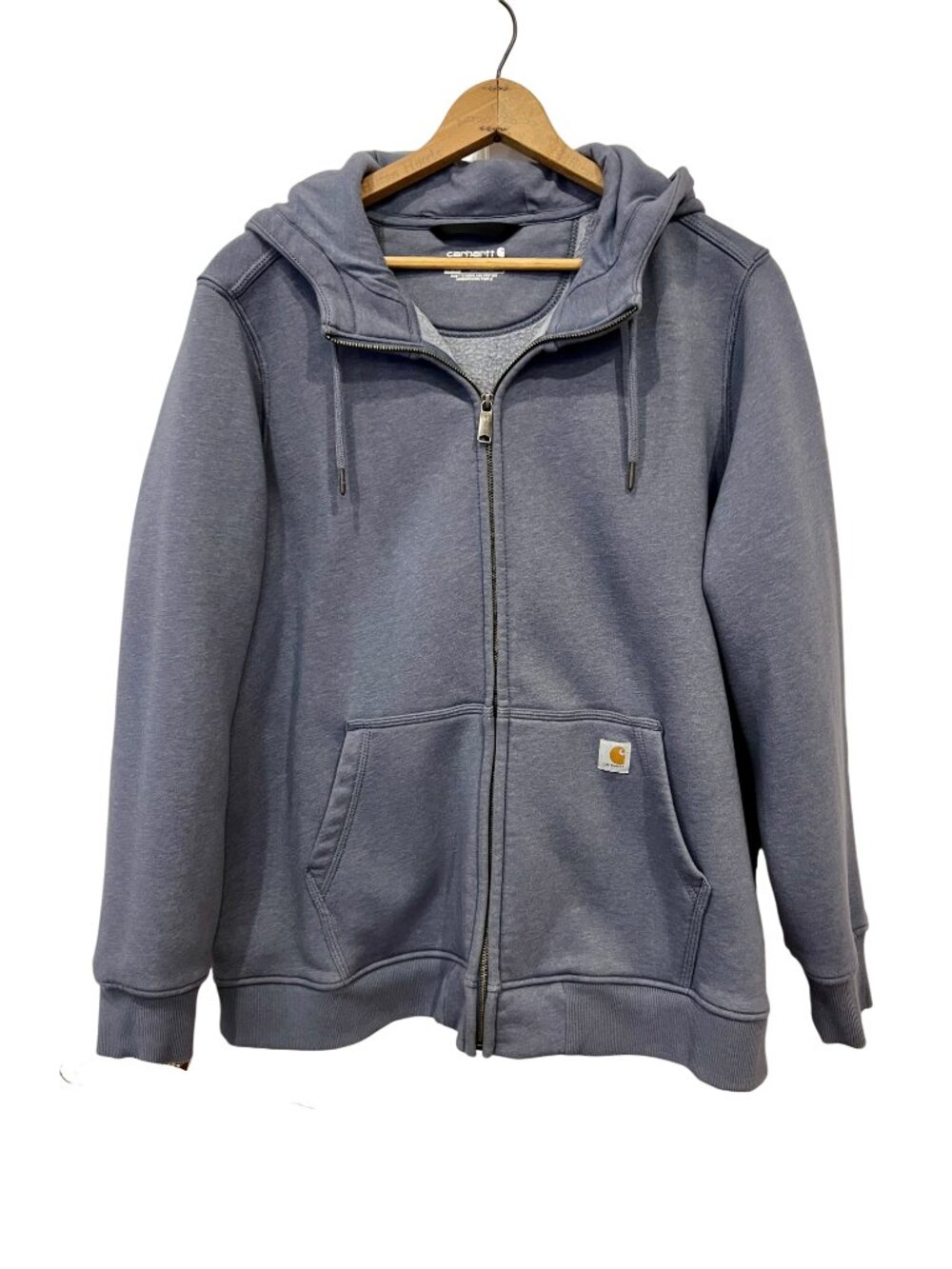 Carhartt Zip Hoodie in Slate Blue Gray